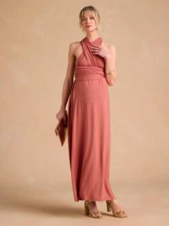 1 Robe Longue, 7 Looks Fantastic Dress - Vieux Rose