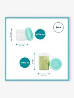 BabyMoov 8 Babybols Verre Multiset 4 X 100 Ml + 4 X 220 Ml - Multico -Vertbaudet Soldes Boutique 8 babybols verre multiset 4 x 100 ml 4 x 220 ml 7