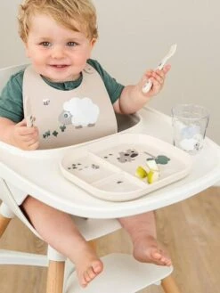 Done By Deer Assiette 3 Compartiments - Sable