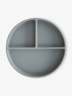 Mushie Assiette Compartimentée En Silicone - Gris -Vertbaudet Soldes Boutique assiette compartimentee en silicone 7