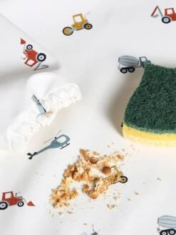 Bavoir Tablier Maternelle 3-5 Ans - Blanc Imprimé 14 Bavoir Tablier Maternelle 3-5 Ans - Blanc Imprimé -Vertbaudet Soldes Boutique bavoir tablier maternelle 3 5 ans 3