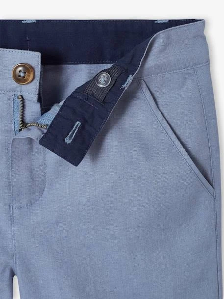 Bermuda Cérémonie Garçon En Coton/lin - Beige 18 Bermuda Cérémonie Garçon En Coton/lin - Beige – Image 18