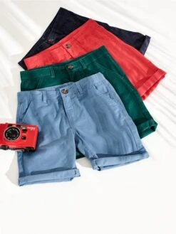 Bermuda Chino Garçon - Vert 32 Bermuda Chino Garçon - Vert -Vertbaudet Soldes Boutique bermuda chino garcon 36