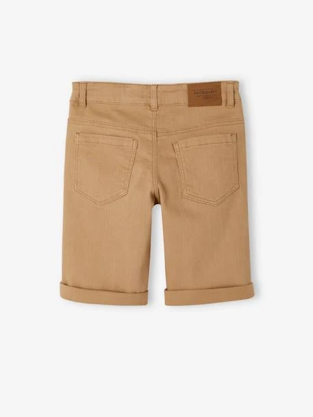 Bermuda Couleur Garçon En Toile - Bleu Grisé 6 Bermuda Couleur Garçon En Toile - Bleu Grisé – Image 6