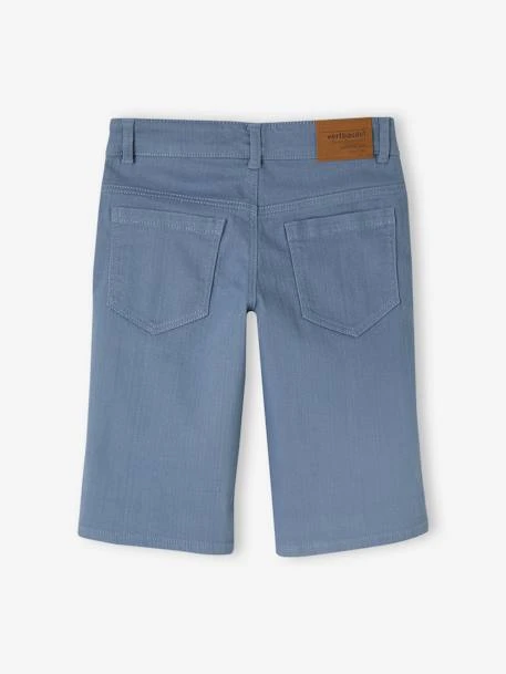 Bermuda Couleur Garçon En Toile - Bleu Grisé 12 Bermuda Couleur Garçon En Toile - Bleu Grisé – Image 12