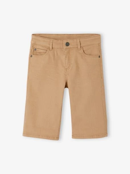 Bermuda Couleur Garçon En Toile - Beige 3 Bermuda Couleur Garçon En Toile - Beige – Image 3