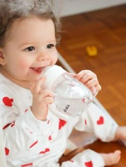 Beaba Biberon D'apprentissage 2 En 1 (210 Ml) - Bleu -Vertbaudet Soldes Boutique biberon dapprentissage 2 en 1 210 ml 5