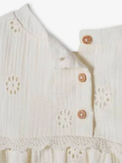 Blouse En Gaze De Coton Brodée Fleurs Fille - Mauve 11 Blouse En Gaze De Coton Brodée Fleurs Fille - Mauve -Vertbaudet Soldes Boutique blouse en gaze de coton brodee fleurs fille 3