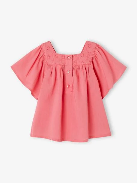 Blouse Encolure Carrée En Broderie Anglaise Bébé - Vert Sauge 8 Blouse Encolure Carrée En Broderie Anglaise Bébé - Vert Sauge – Image 8