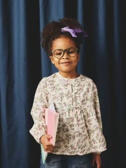 Blouse Fille Imprimée - Rose Imprimé