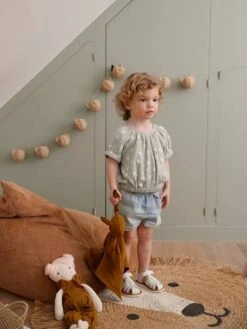 Blouse Imprimée Bébé - Vert De Gris 20 Blouse Imprimée Bébé - Vert De Gris -Vertbaudet Soldes Boutique blouse imprimee bebe 20