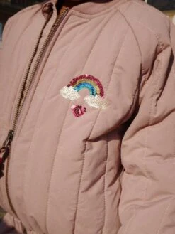 Blouson Matelassé Motifs En Sequins Juno Konges Sløjd - Lilas -Vertbaudet Soldes Boutique blouson matelasse motifs en sequins juno konges slojd 20