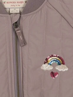 Blouson Matelassé Motifs En Sequins Juno Konges Sløjd - Lilas -Vertbaudet Soldes Boutique blouson matelasse motifs en sequins juno konges slojd 23