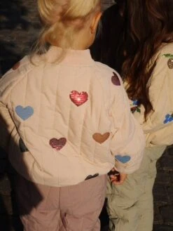 Blouson Matelassé Motifs En Sequins Juno Konges Sløjd - Lilas -Vertbaudet Soldes Boutique blouson matelasse motifs en sequins juno konges slojd 25