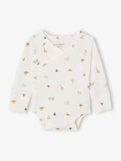 Body Bébé évolutif Imprimé Jungle - écru