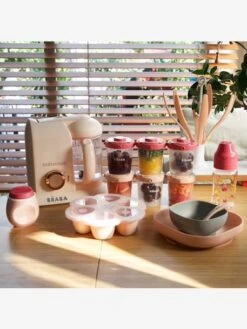 Beaba Boîte Multi-portions, 6 X 150 Ml, Spécial Congélation - Rose -Vertbaudet Soldes Boutique boite multi portions 6 x 150 ml special congelation 59