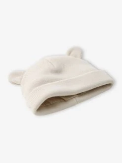 Bonnet Bébé à Oreilles D'ours En Volume - écru 3 Bonnet Bébé à Oreilles D'ours En Volume - écru -Vertbaudet Soldes Boutique bonnet bebe a oreilles dours en volume 1