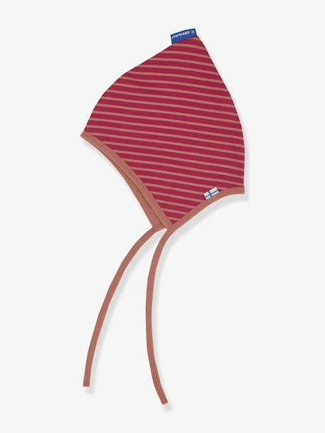 Bonnet Pointu Pour Enfants POIJU Finkid, En Jersey Rayé - Framboise 1 Bonnet Pointu Pour Enfants POIJU Finkid, En Jersey Rayé - Framboise