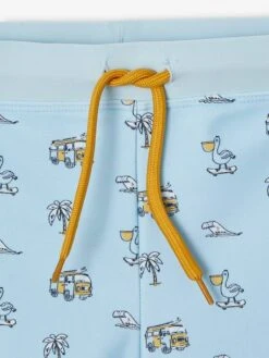 Boxer De Bain « Surf » Garçon - Bleu Ciel -Vertbaudet Soldes Boutique boxer de bain surf garcon 3