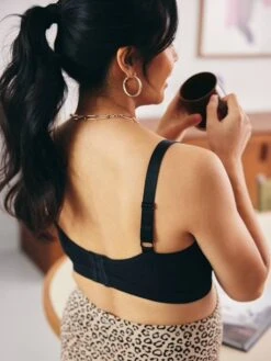 Brassière De Grossesse Et D'allaitement En Coton Biologique* Homewear - Noir -Vertbaudet Soldes Boutique brassiere de grossesse et dallaitement en coton biologique homewear 6