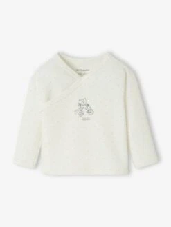 Brassière Naissance Imprimée Ouverture Devant - Vert D'eau -Vertbaudet Soldes Boutique brassiere naissance imprimee ouverture devant 3