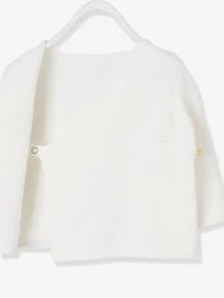 Brassière Naissance Mixte En Tricot - Ecru -Vertbaudet Soldes Boutique brassiere naissance mixte en tricot 5