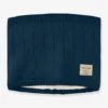 Cache-cou En Laine Mérinos MATGOI Enfants MINI A TURE Doublé - Bleu Grisé -Vertbaudet Soldes Boutique cache cou en laine merinos matgoi enfants mini a ture double