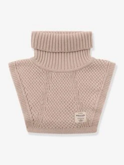 Cache-cou En Laine Mérinos MATTAYLER Enfants MINI A TURE - Bleu Foncé