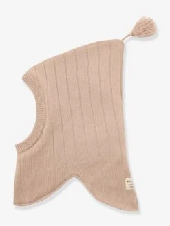 Cagoule En Laine Mérinos MATJUEL Enfant MINI A TURE - Beige