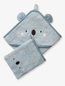 Cape De Bain à Capuche Brodée Animaux - Rose 13 Cape De Bain à Capuche Brodée Animaux - Rose -Vertbaudet Soldes Boutique cape de bain a capuche brodee animaux 3