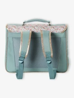 Cartable Fille Personnalisable + Trousse Imprimé Fleuri Bergamotte - Vert Sauge -Vertbaudet Soldes Boutique cartable fille personnalisable trousse imprime fleuri bergamotte 6