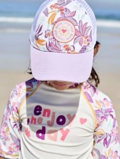 Casquette Fille Avec Dos En Mesh - Lilas