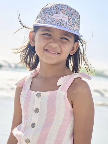 Casquette Fleurie Fille - Pivoine 4 Casquette Fleurie Fille - Pivoine – Image 4