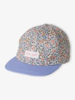 Casquette Fleurie Fille - Pivoine