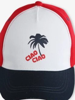 Casquette Garçon Print Devant - Rouge -Vertbaudet Soldes Boutique casquette garcon print devant 3