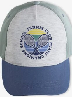 Casquette « Miami Tennis Club » Garçon - Bleu -Vertbaudet Soldes Boutique casquette miami tennis club garcon 3