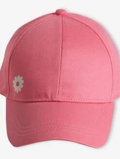 Casquette Unie Fille - Fraise -Vertbaudet Soldes Boutique casquette unie fille 2