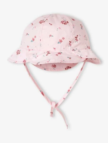 Chapeau Imprimé Bébé Fille - Rose Pâle 4 Chapeau Imprimé Bébé Fille - Rose Pâle – Image 4