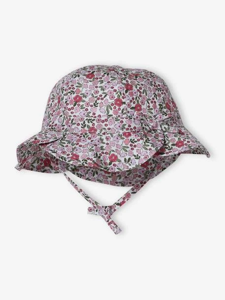 Chapeau Imprimé Bébé Fille - Rose Pâle 1 Chapeau Imprimé Bébé Fille - Rose Pâle