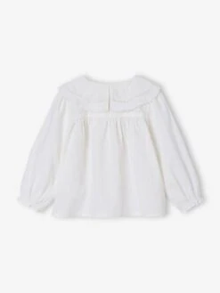 Chemise Bébé En Popeline - Blanc 4 Chemise Bébé En Popeline - Blanc -Vertbaudet Soldes Boutique chemise bebe en popeline 1