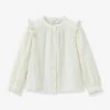 Cyrillus Chemise Fille Brodée - écru