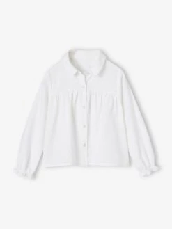 Chemise Fille Imprimée - Blanc