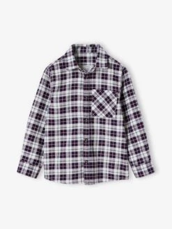 Chemise Flanelle à Carreaux Garçon - Carreaux Bleu 9 Chemise Flanelle à Carreaux Garçon - Carreaux Bleu -Vertbaudet Soldes Boutique chemise flanelle a carreaux garcon 1