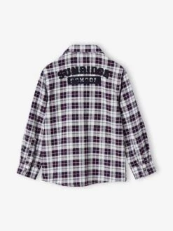 Chemise Flanelle à Carreaux Garçon - Carreaux Bleu 10 Chemise Flanelle à Carreaux Garçon - Carreaux Bleu -Vertbaudet Soldes Boutique chemise flanelle a carreaux garcon 2