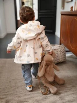 Ciré à Capuche Motifs Dinosaures Bébé - Vanille