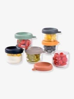 Beaba Coffret 6 Portions Verre - Multicolore -Vertbaudet Soldes Boutique coffret 6 portions verre 2