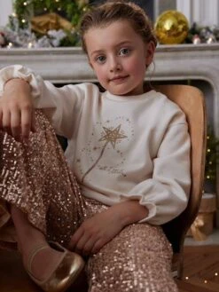 Coffret Cadeau Sweat Noël Et Baguette Magique - écru