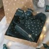 Coffret De Noël 'Etoile" Fille Ensemble Bonnet + Snood + Gants - Vert -Vertbaudet Soldes Boutique coffret de noel etoile fille ensemble bonnet snood gants