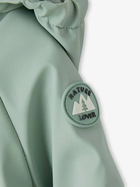 Combinaison à Capuche Anti-pluie Bébé Doublée Maille Polaire - Bleu Nuit 10 Combinaison à Capuche Anti-pluie Bébé Doublée Maille Polaire - Bleu Nuit – Image 10