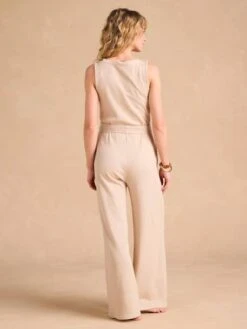 Combinaison De Nuit En Nid D'abeille Grossesse Et Allaitement - Beige Chiné -Vertbaudet Soldes Boutique combinaison de nuit en nid dabeille grossesse et allaitement 3